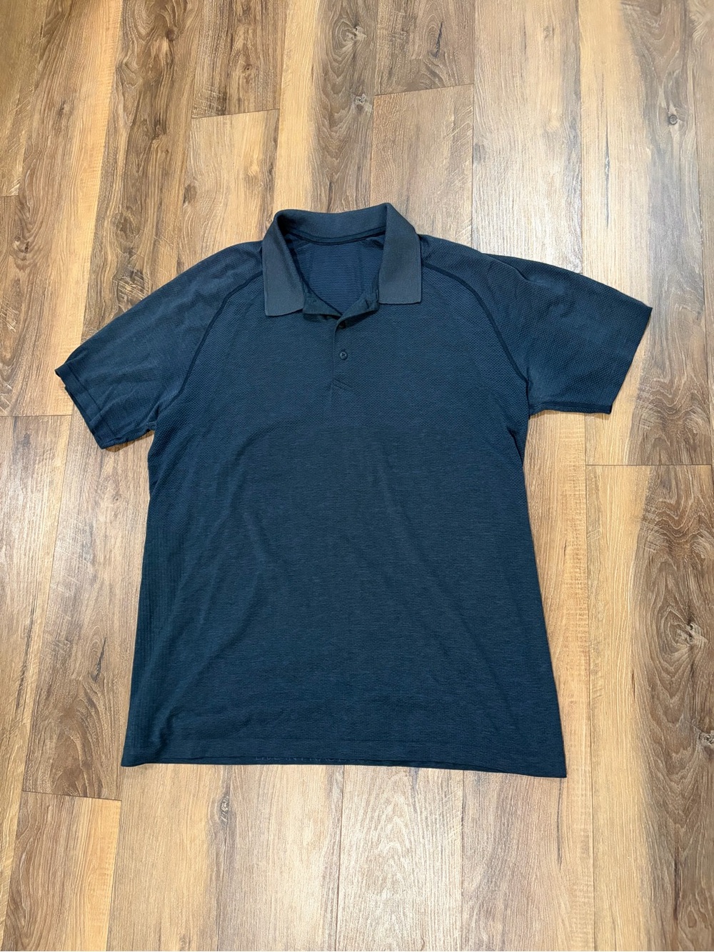 Lululemon Metal Vent Men's Short-Sleeve Polo Shirt - Blue
